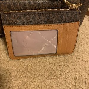 ❤️❤️❤️ Michael Kors Jet Set Travel Small Top Zip Coin Pouch with ID Holder